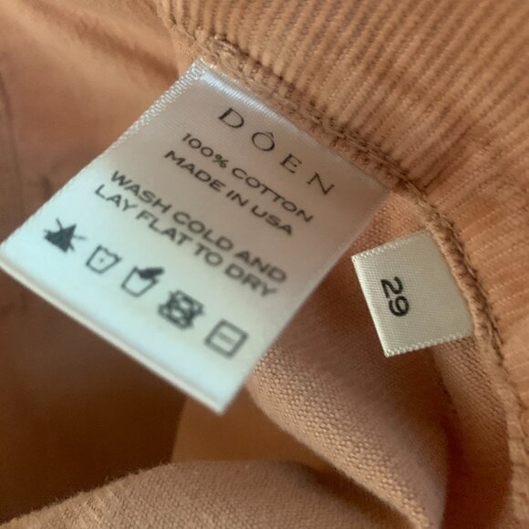 DOEN-Maritime Corduroy Pants-Size 29 *stains* - Picture 12 of 12